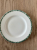 Pierre Cardin Home collection Assiettes plates en porcelaine blanche, verte et dorée