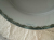 Pierre Cardin Home collection Assiettes plates en porcelaine blanche, verte et dorée