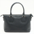 Gucci Leather Tote Calfskin GG Charm Black