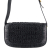 Valentino Supervee Black Raffia Shoulder Bag