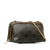 Celine AB Celine Black Coated Canvas Fabric Triomphe Clutch On Chain Italy