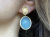 Marco Bicego Lunaria aquamarine and 18K gold drop earrings