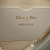Christian Dior B Dior White Lambskin Leather Leather Small Cannage Vibe Satchel Italy