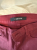 J Brand Metal coated red jeans cropped