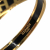 Hermès bracelet or et émail noir