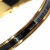 Hermès bracelet gold and black enamel