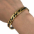Hermès bracelet gold and black enamel