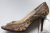 Jimmy Choo Lizard peep toe pumps 39.5