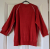 Fedeli Fine red linen knit summer cardigan M-L-XL