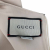 Gucci kleid aus cremefarbener Wolle und Seide mit blauem und rotem Taillenstreifen