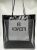 Fendi Black Mesh FF Logo Fendi Shopper