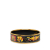 Hermès AB Hermès Black with Gold Enamel Metal Wide Bangle Austria