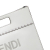 Fendi B Fendi White Calf Leather Mini Logo Debossed Shopper Bag Italy