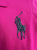 Ralph Lauren Polo pony logo brillant fuschia L