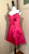 Karen Millen Cocktail dress, fushia pink in Karen Millen satin