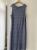 Stefanel Blue sleeveless summer dress with iridescent pattern