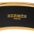 Hermès AB Hermès Orange with Gold Enamel Metal Caleche Wide Bangle France