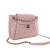 Chanel AB Chanel Pink Calf Leather CC Glazed skin Accordion Flap Italy