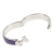 Hermès B Hermès Purple Enamel Metal Clic Clac H Bracelet France