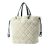 Chanel AB Chanel White with Black Fur Natural Material Shearling Coco Neige Tote Italy