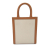 Celine AB Celine White with Brown Canvas Fabric Mini Vertical Cabas Italy