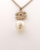 Chanel CC Rhinestones Faux Pearl Necklace