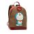 Gucci AB Gucci Brown Beige Coated Canvas Fabric Micro GG Supreme Doraemon Backpack Italy