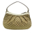 Gucci B Gucci Brown Beige with White Canvas Fabric GG Sukey Hobo Italy