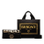 Fendi AB Fendi Black Canvas Fabric Versace Fendace Logo Shopping Tote Italy