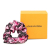 Louis Vuitton B Louis Vuitton Pink Silk Fabric Monogram Bee Mindful Chouchou Scrunchie Italy