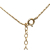 Christian Dior B Dior Gold Gold Plated Metal Logo Pendant Necklace Germany