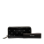 Saint Laurent B Saint Laurent Black Calf Leather Star Print Zip Around Long Wallet Italy