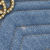 Gucci B Gucci Blue Light Blue Denim Fabric Pearly GG Marmont Matelasse Crossbody Bag Italy