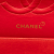 Chanel B Chanel Red Lambskin Leather Leather Medium Chevron Lambskin Double Flap France