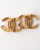 Chanel CC Gold-toned Earrings
