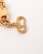 Christian Dior Logo Tag Gold-toned Necklace