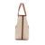 Hermès AB Hermès Brown Beige Canvas Fabric Pursangle Tote France