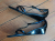 Prada Feine Sandalen aus schwarzem Lackleder 38