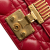 Christian Dior B Dior Red Lambskin Leather Leather Small Lambskin Cannage DiorAddict Flap Italy