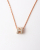 Hermès HERMÈS Pop Ash Mini Rose Gold Necklace