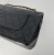 Chanel Black Leather Chanel Medium Flap Bag