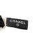 Chanel AB Chanel Black Silk Fabric CC Polka Dot Hair Scrunchie and Twill Scarf Italy