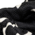 Chanel AB Chanel Black Silk Fabric CC Polka Dot Hair Scrunchie and Twill Scarf Italy