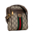 Gucci AB Gucci Brown Beige Coated Canvas Fabric GG Supreme Ophidia Crossbody Italy