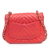 Chanel B Chanel Pink Lambskin Leather Leather Mini Square Classic Chevron Lambskin Single Flap Italy