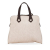 Hermès AB Hermès Brown Beige Canvas Fabric Toile Sac Heebo PM France