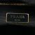 Prada B Prada Black Raffia Natural Material Fringed Satchel Italy