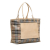 Burberry B Burberry Brown Beige Canvas Fabric House Check Tote Italy