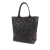 Bottega Veneta AB Bottega Veneta Black Calf Leather Intrecciato Maxi Cabat 30 Satchel Italy