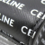 Celine AB Celine Black Coated Canvas Fabric Small Logo Vertical Cabas Tote Italy